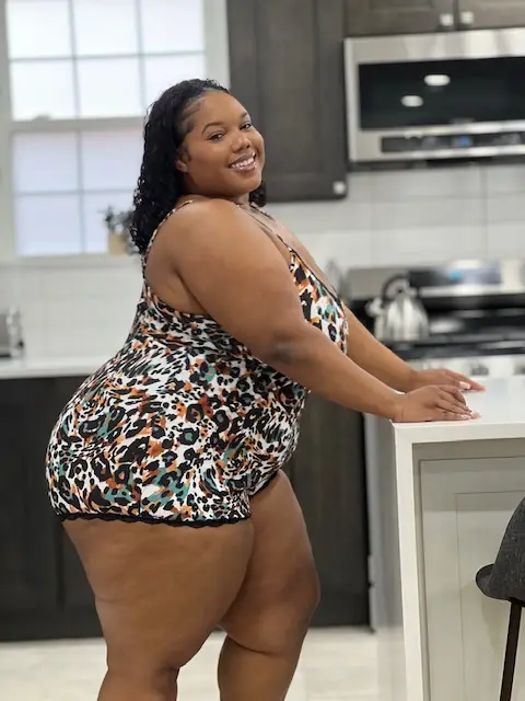 Leopard Print  Romper