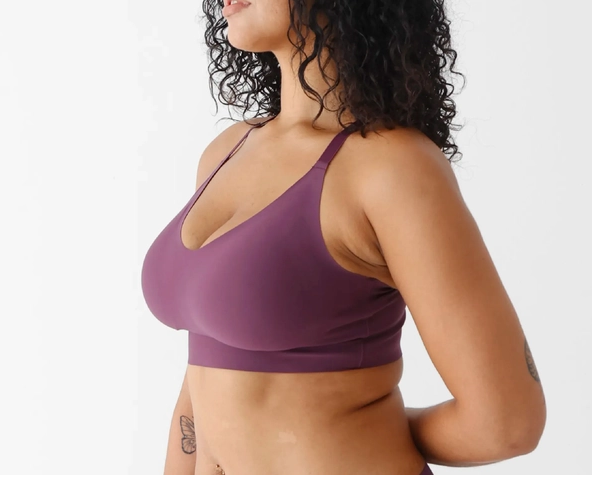 Signature Wireless Bra - Lila