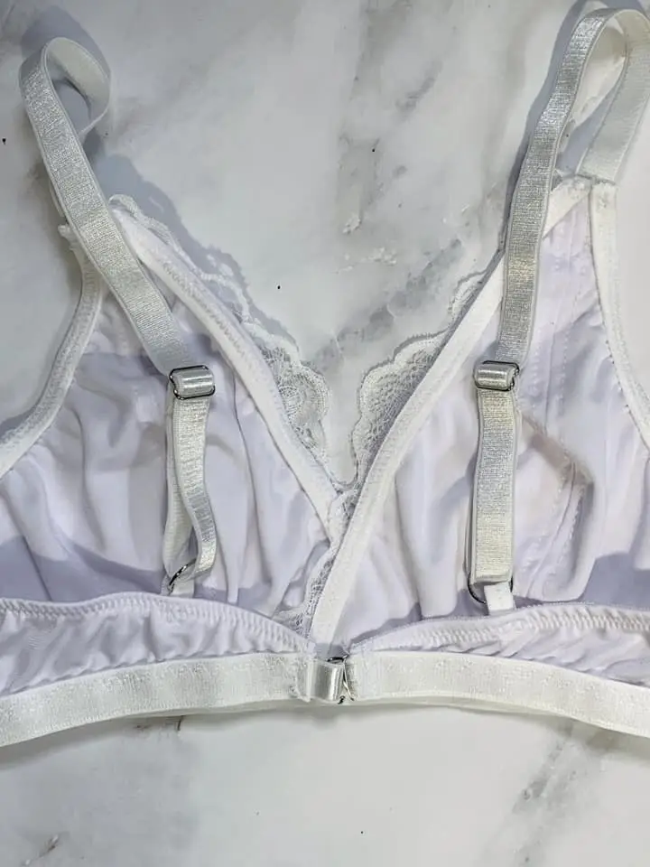 Pearl Emilia Padded Lace Triangle Bralette