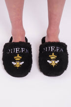 BEL AIR SLIPPERS - Queen B (Black) - Intimate Whispers