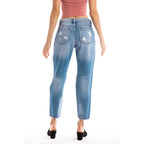 Distressed Boyfriend Denim
