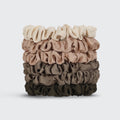 Ultra Petite Satin Scrunchies 6pc - Eucalyptus - Intimate Whispers
