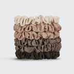 Ultra Petite Satin Scrunchies 6pc - Eucalyptus - Intimate Whispers