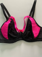 Dianthus Mira Hot Pink Strap Sheer Mesh Bra - Intimate Whispers