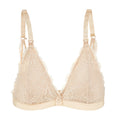 Women's nursing maternity bralette in nude flat lay