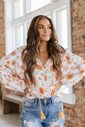 Frances Floral Boho Top